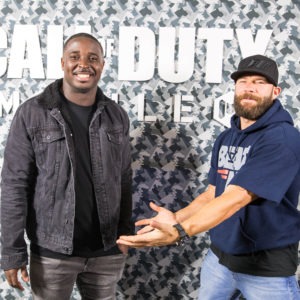 1UP Sports Marketing client Julian Edelman at the launch of Call of Duty: Mobile